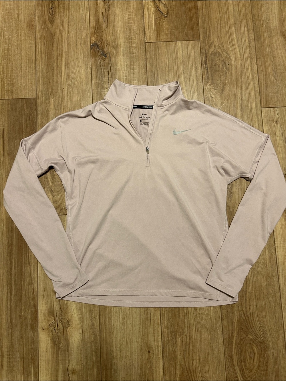 Nike Light Pink Quarter-Zip Pullover
